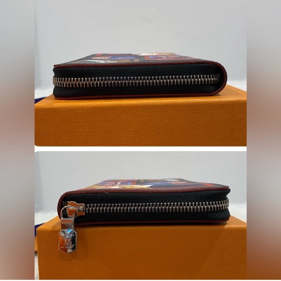 Louis Vuitton Limited Edition Damier Graphite Alps Zippy Wallet Organizer W COA - Picture 12 of 16